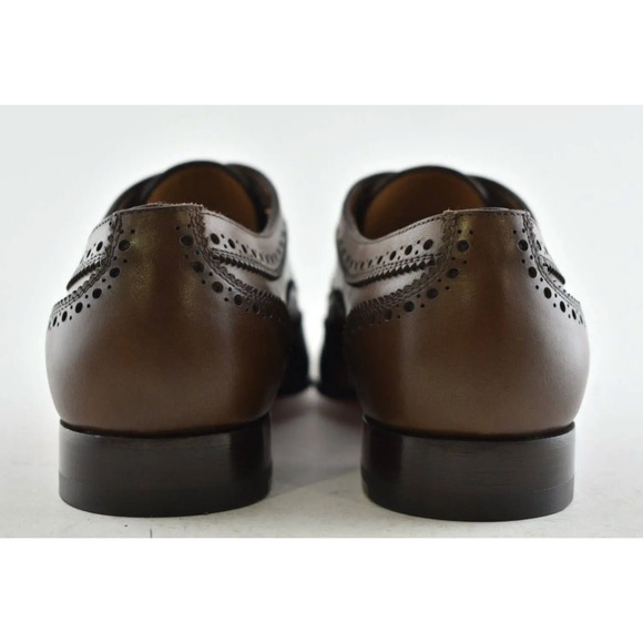 Christian Louboutin Mens Platerboy Flat Havane Brown Leather Dress Loafer 40 7 main image 9